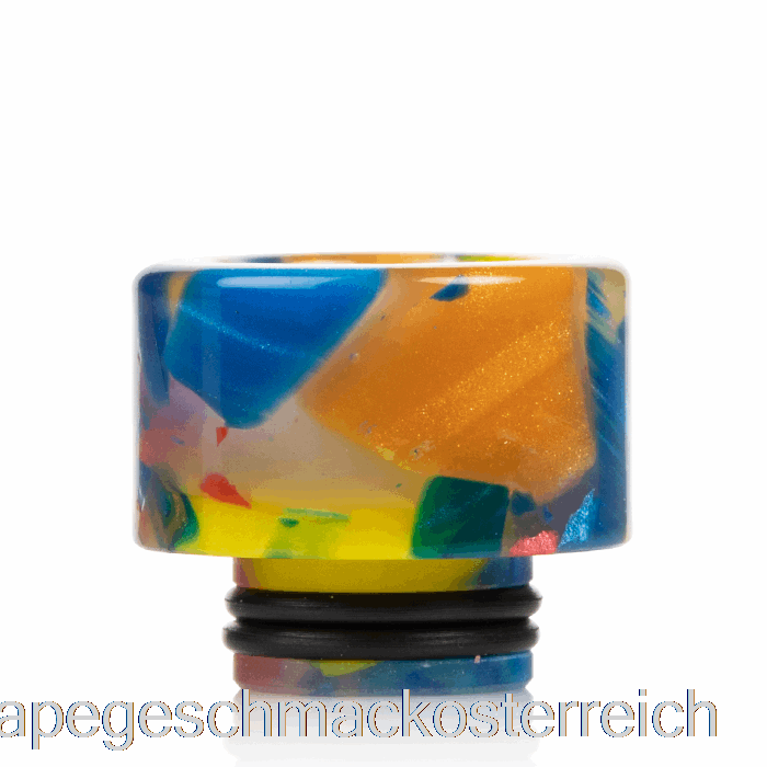 510 Widebore Resin Drip Tip Rainbow Resin Vape Geschmack